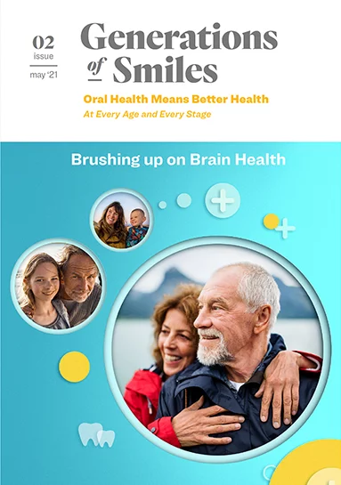 Generations of Smiles Issue 2, Brushing up on Brain HealthMagazine Cover