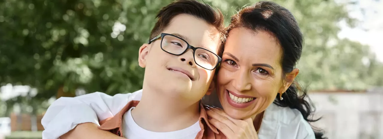 Mom and son