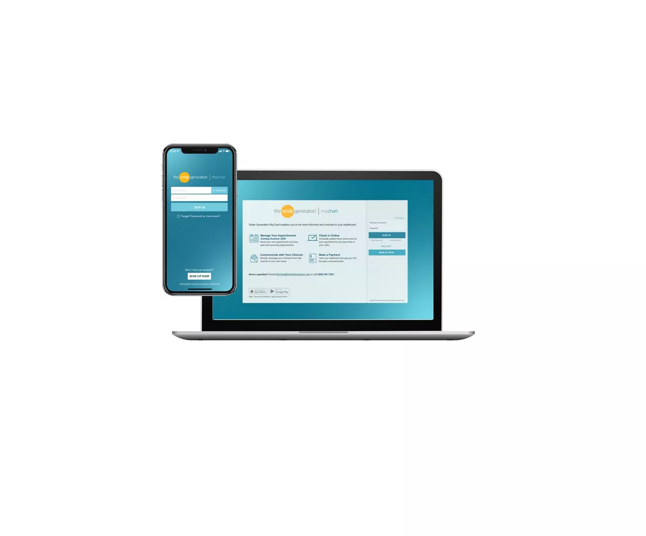 Laptop computer and cell phone