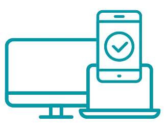 phone, computer and tablet icon