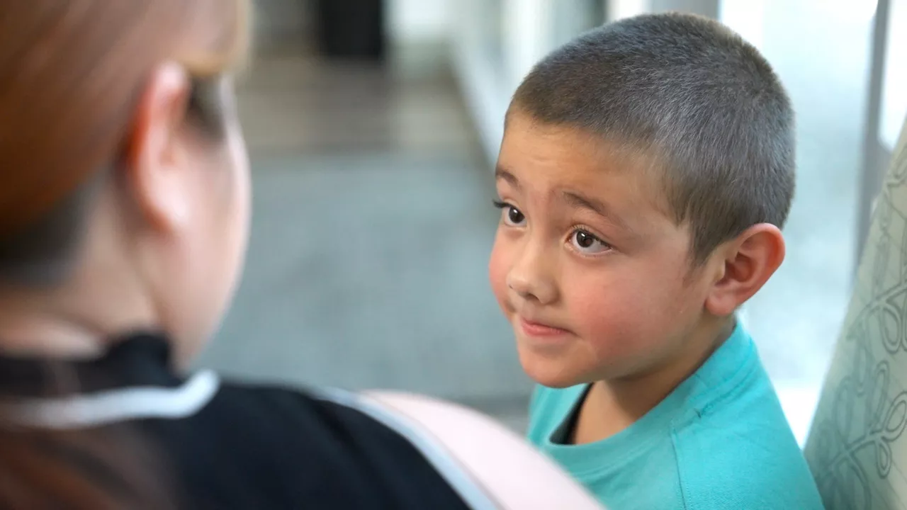 Small boy with smile