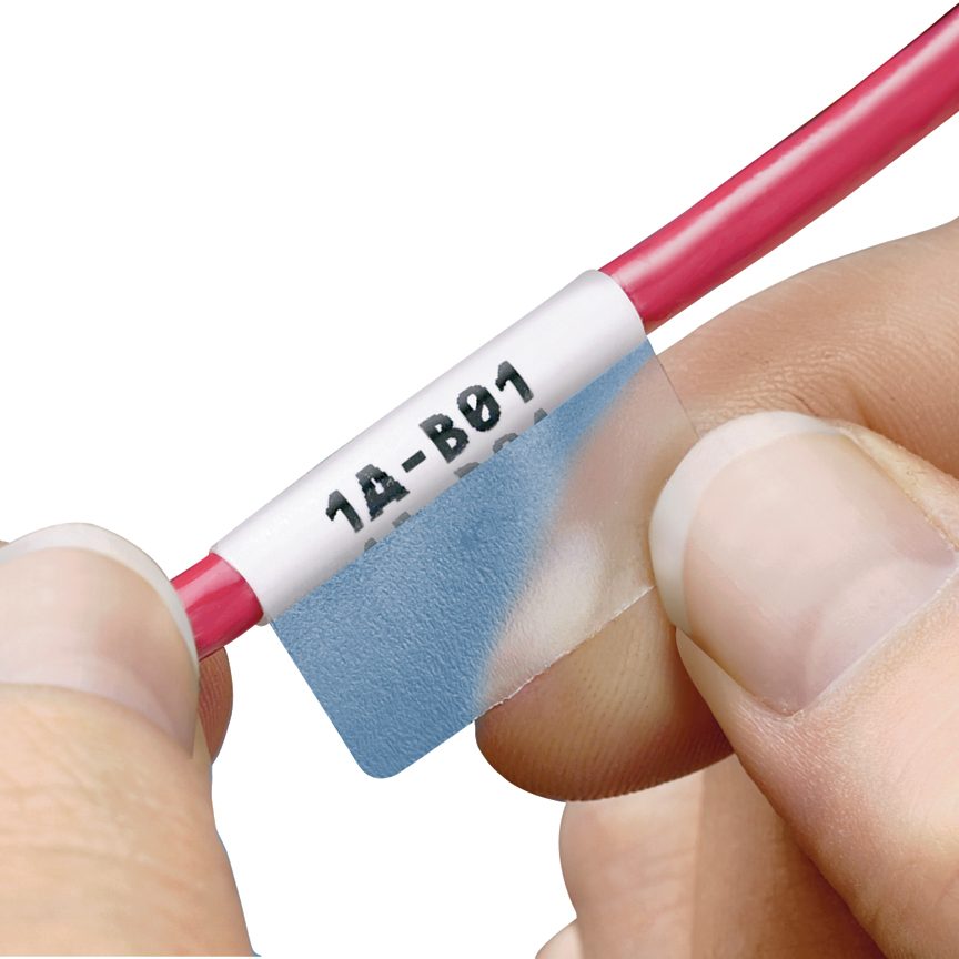 ポリエステル製レーザー/インクジェット セルフラミネートラベル - Panduit
