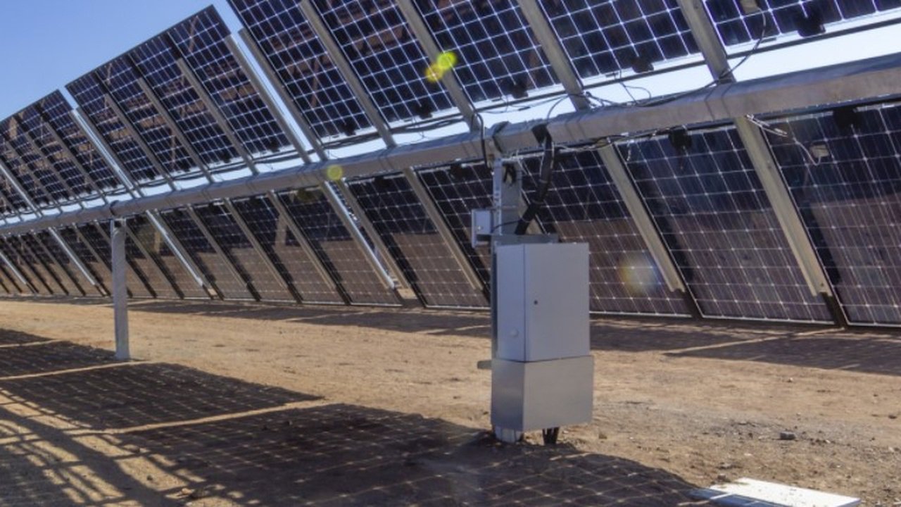 Bifacial Solar Panels with Electrical Balance of Systems Box