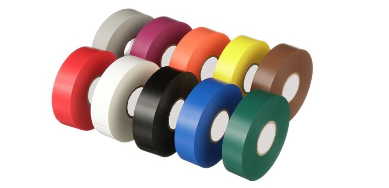 Panduit StrongHold Electrical Tape in various colors