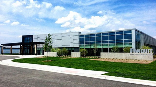 Front entrance of the Jack E. Caveney Innovation Center