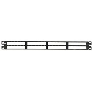 QuickNet™ All Metal Patch Panel, 48 Port, 1 RU, Black