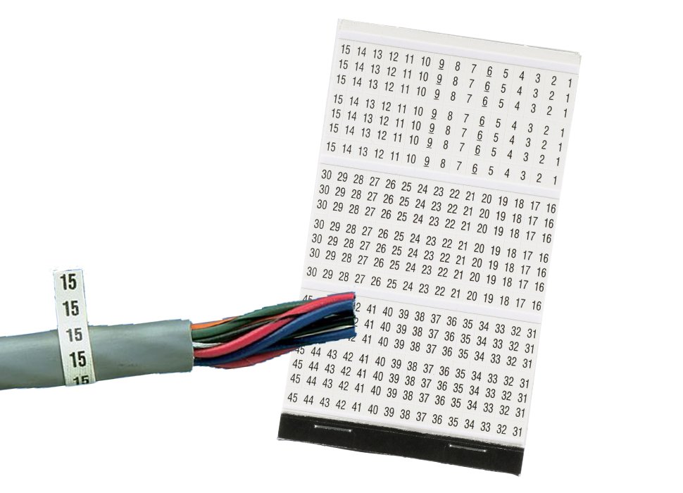 Panduit StrongHold Wire Marker Product Bulletin with a Panduit wire