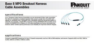 Base-8 MPO Breakout Harness Cable Assemblies