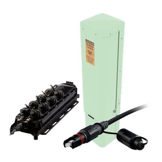 Broadband fiber connector