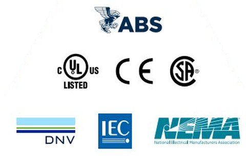 Grid of certification logos