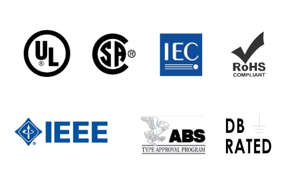 Compliance Manufacturing industry and safety Logos