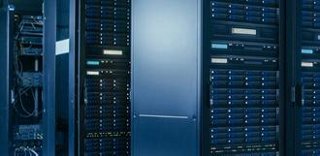 An inside look in a data center server room