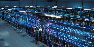 An image of a data center