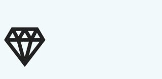 Black outline of a diamond icon