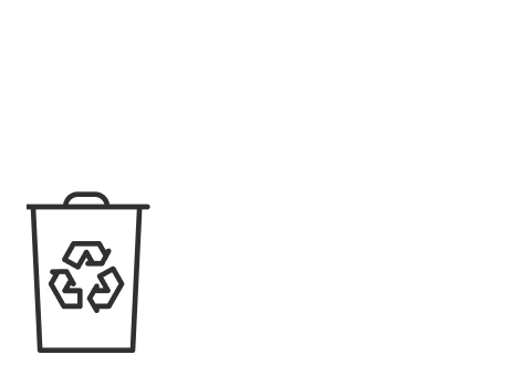 Recycling bin icon