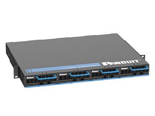 FMPS Class 4 receiver shelf is rack-mountable in a 1RU space and accepts up to 4 Panduit FMPS 2kW receivers.