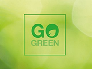 Folleto «Go Green»