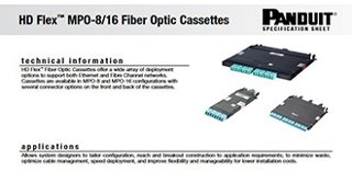 HD Flex MPO-8/16 Fiber Optic Cassettes