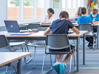 Students in a classroom