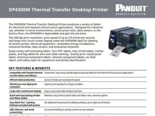 Medium Volume Desktop Printers Product Bulletin