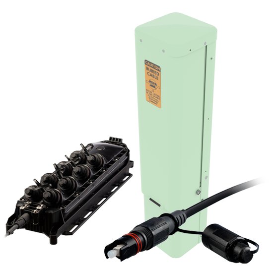 Broadband fiber connector