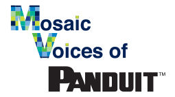 Color logo for Mosaic Voices of Panduit