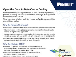 Cover of Open the Door to Data Center Cooling flyer