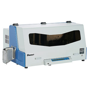 A picture of a Panduit portable embossing system