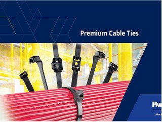 The front page of the Panduit Premium Cable Ties Product Selection Guide