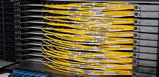 Fiber optic cables with barcode labels that work with a rapidid scanner, installed in fiber optic cassettes