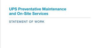 PM and Battery Replacement Services SOW