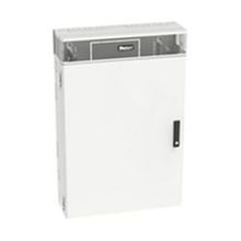 A white trueedge vertical wall mount zone enclosure