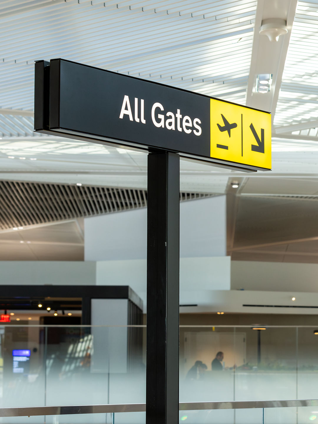Image of the departures terminal