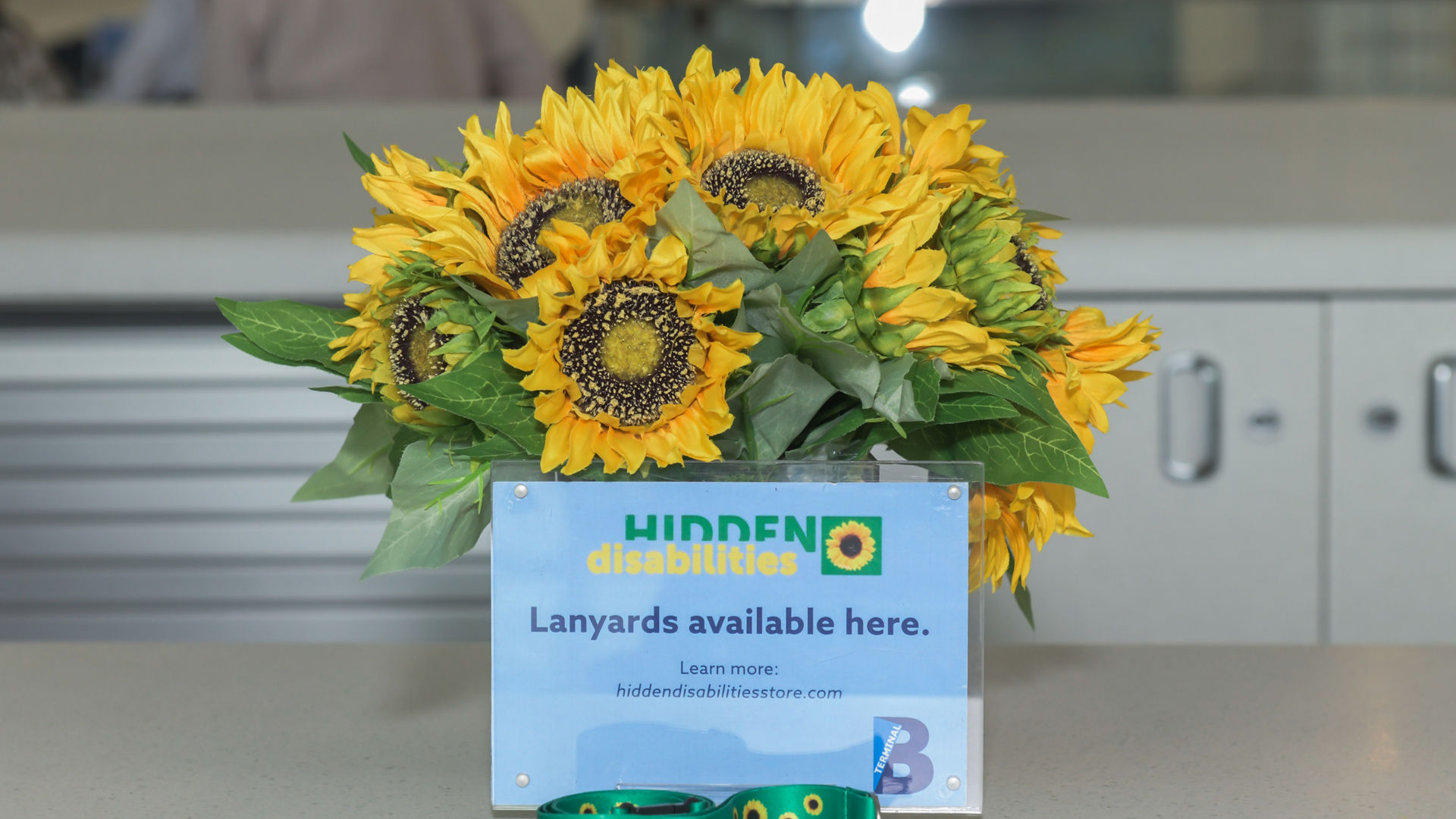Hidden Disabilities Sunflower Lanyard