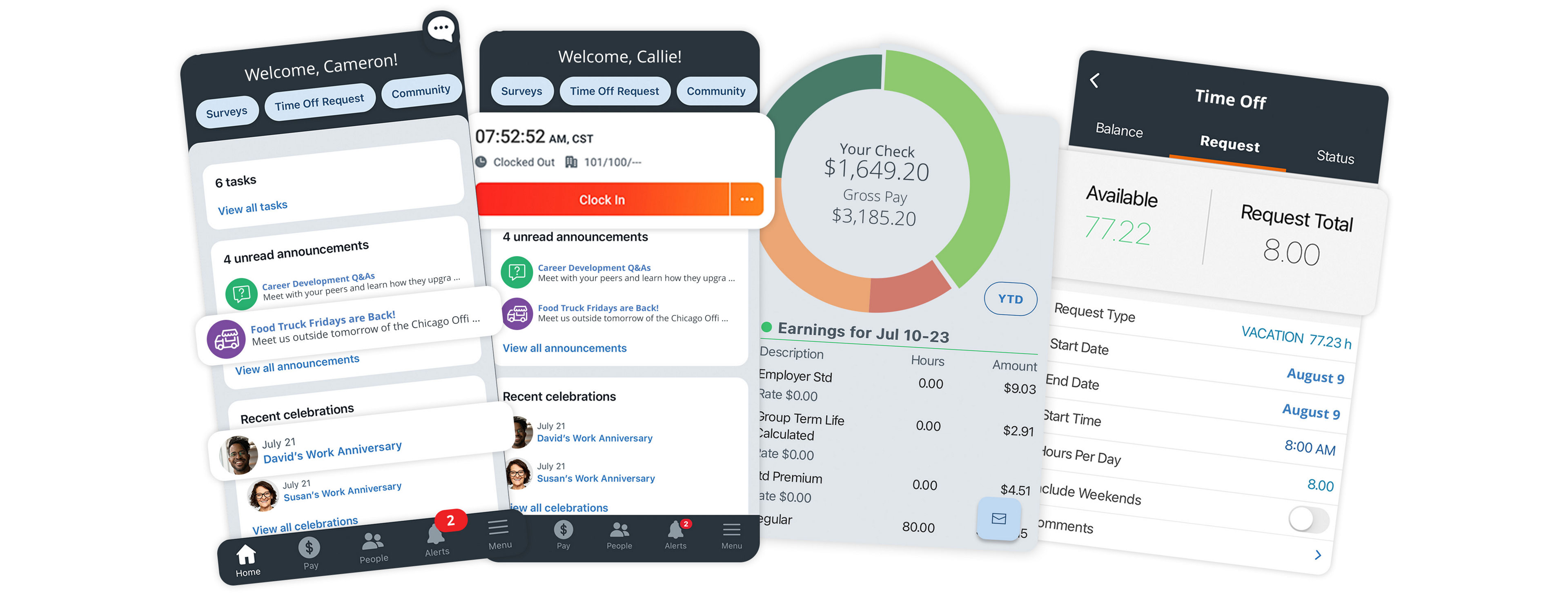 Mobile Payroll & HR App for Employees Mobile HCM Paylocity