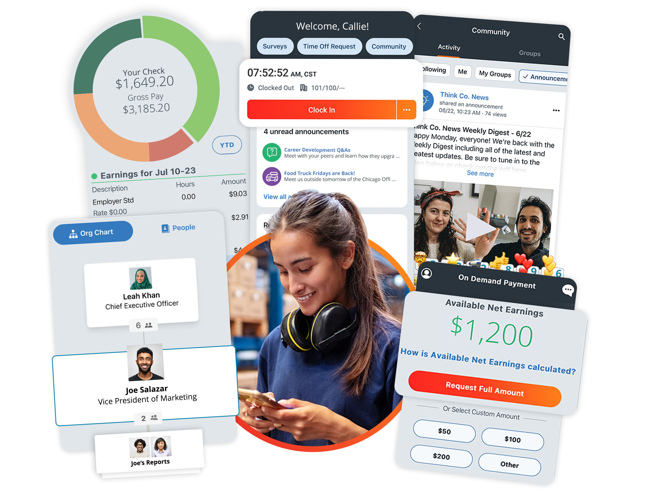 Mobile Payroll & HR App for Employees Mobile HCM Paylocity