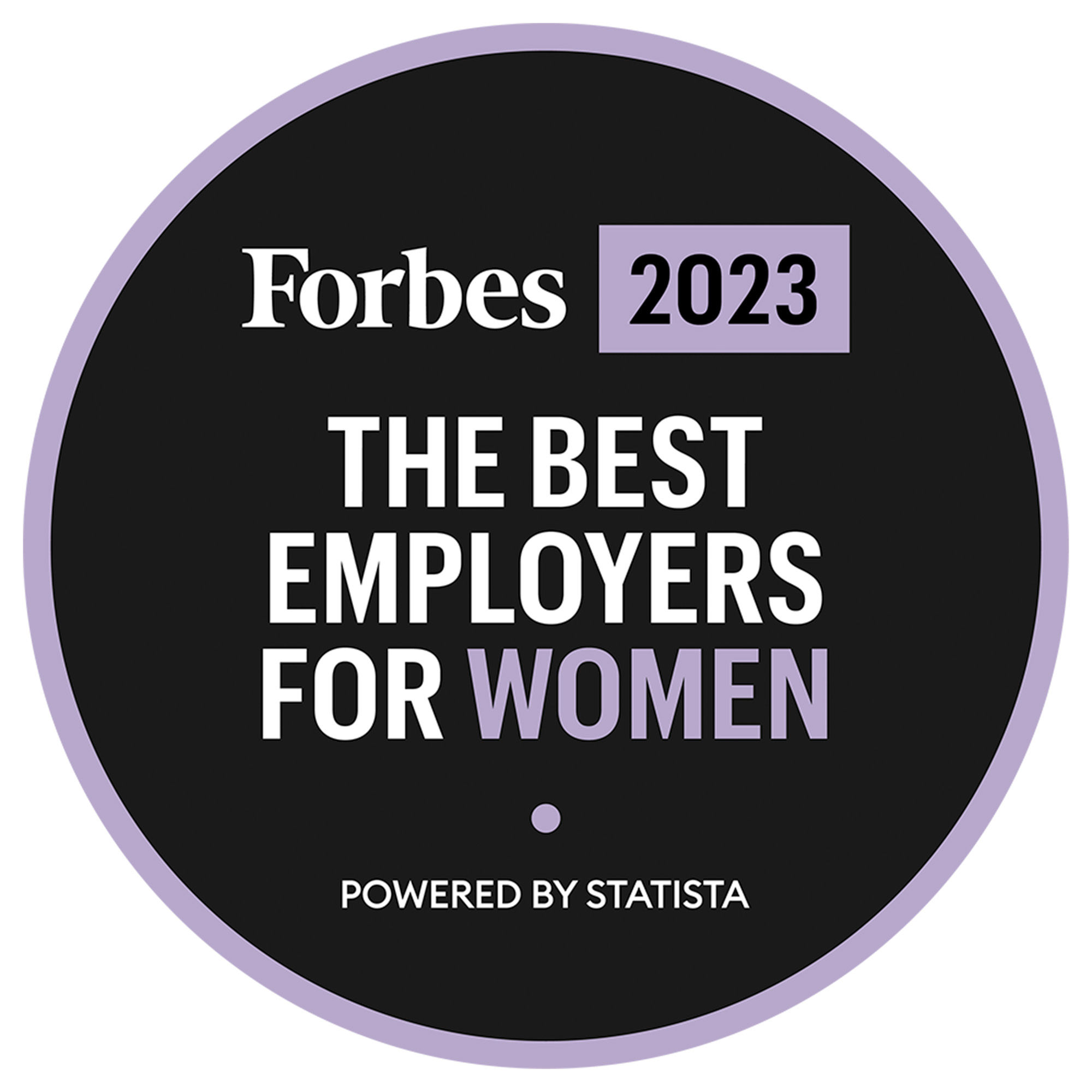 Forbes Best Employer for Women Award Badge