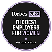 Forbes Best Employer for Women Award Badge