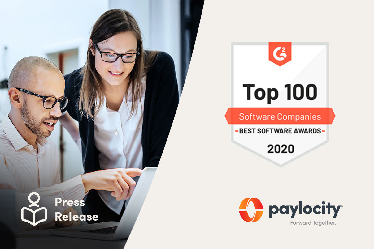 Paylocity Earns Multiple Spots on G2’s Best Software Companies of 2020