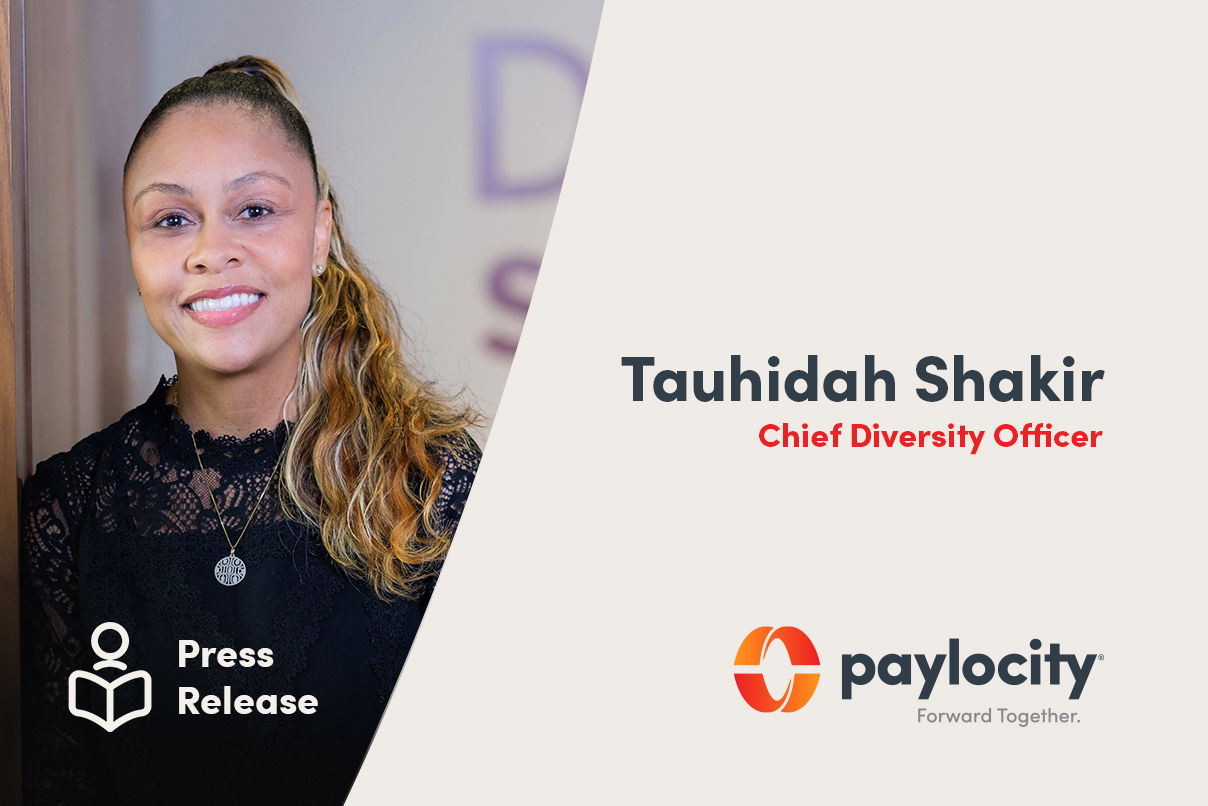  Paylocity Appoints Tauhidah Shakir as Chief Diversity Officer