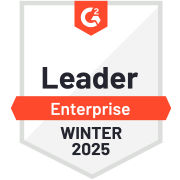 G2 Enterprise Leader Award Badge