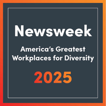 Newsweek Greatest Workpace for Diversity Award Badge