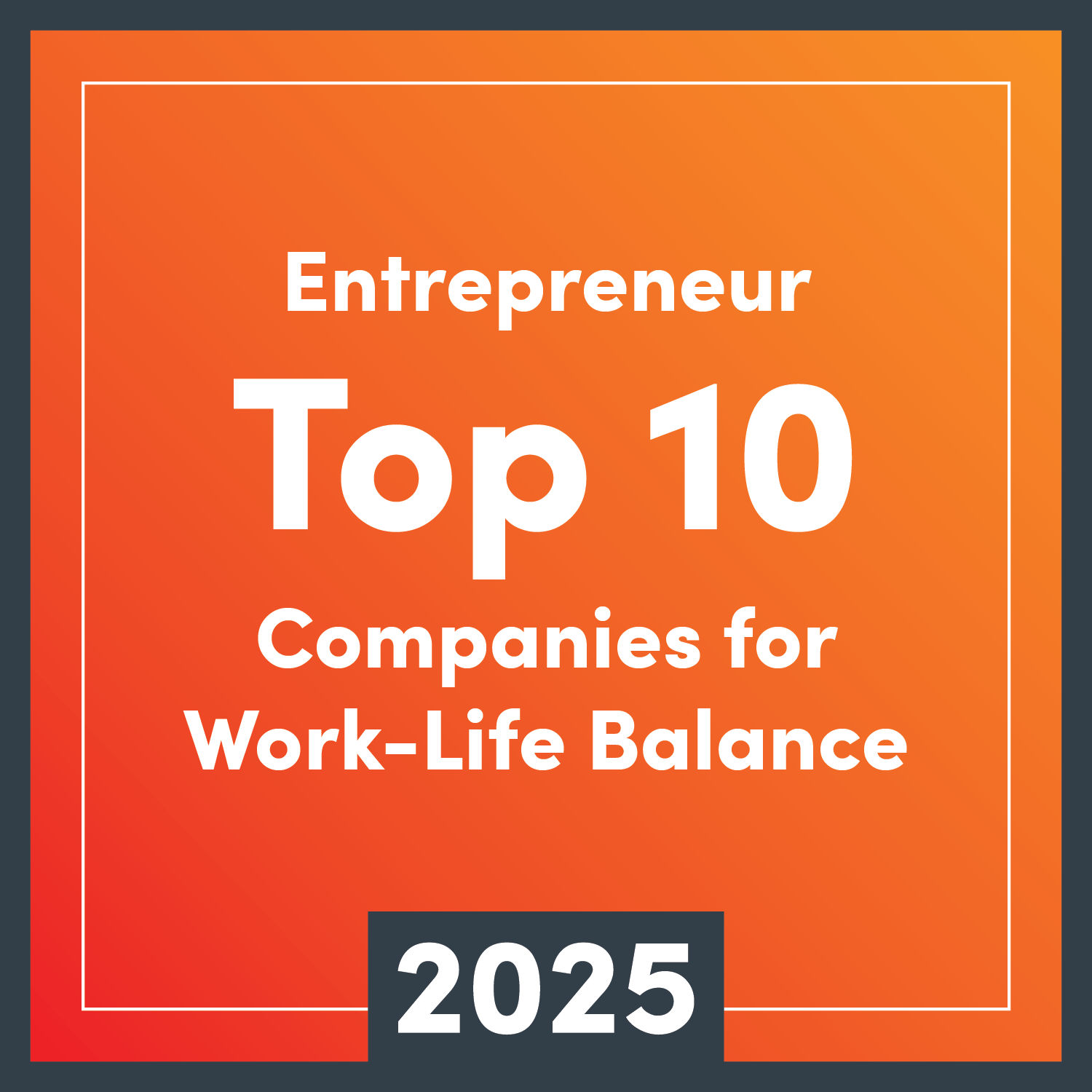 Entrepreneur Best Companies for Work Life Balance