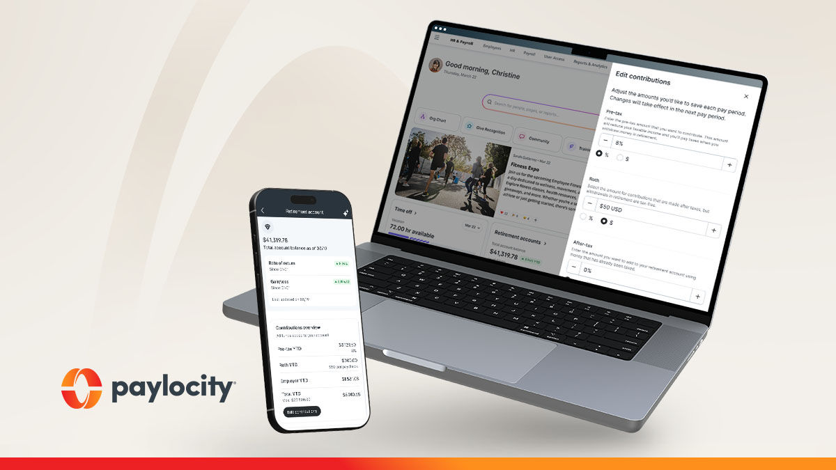 Paylocity Connects Retirement, Payroll, and HR in One Experience ...