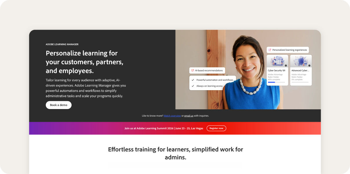Adobe Learning Manager