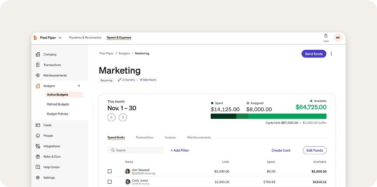 BILL screenshot