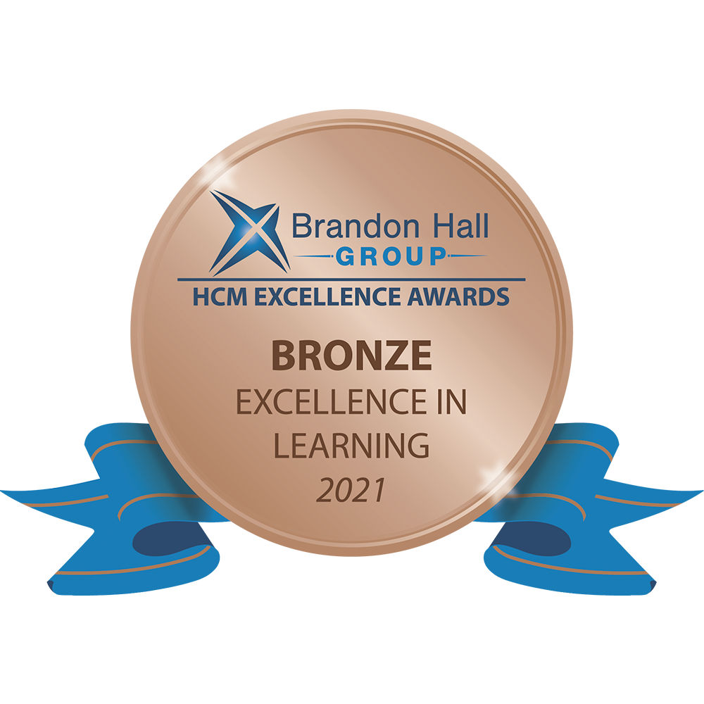 Brandon Hall Excellence in Learning Award Badge