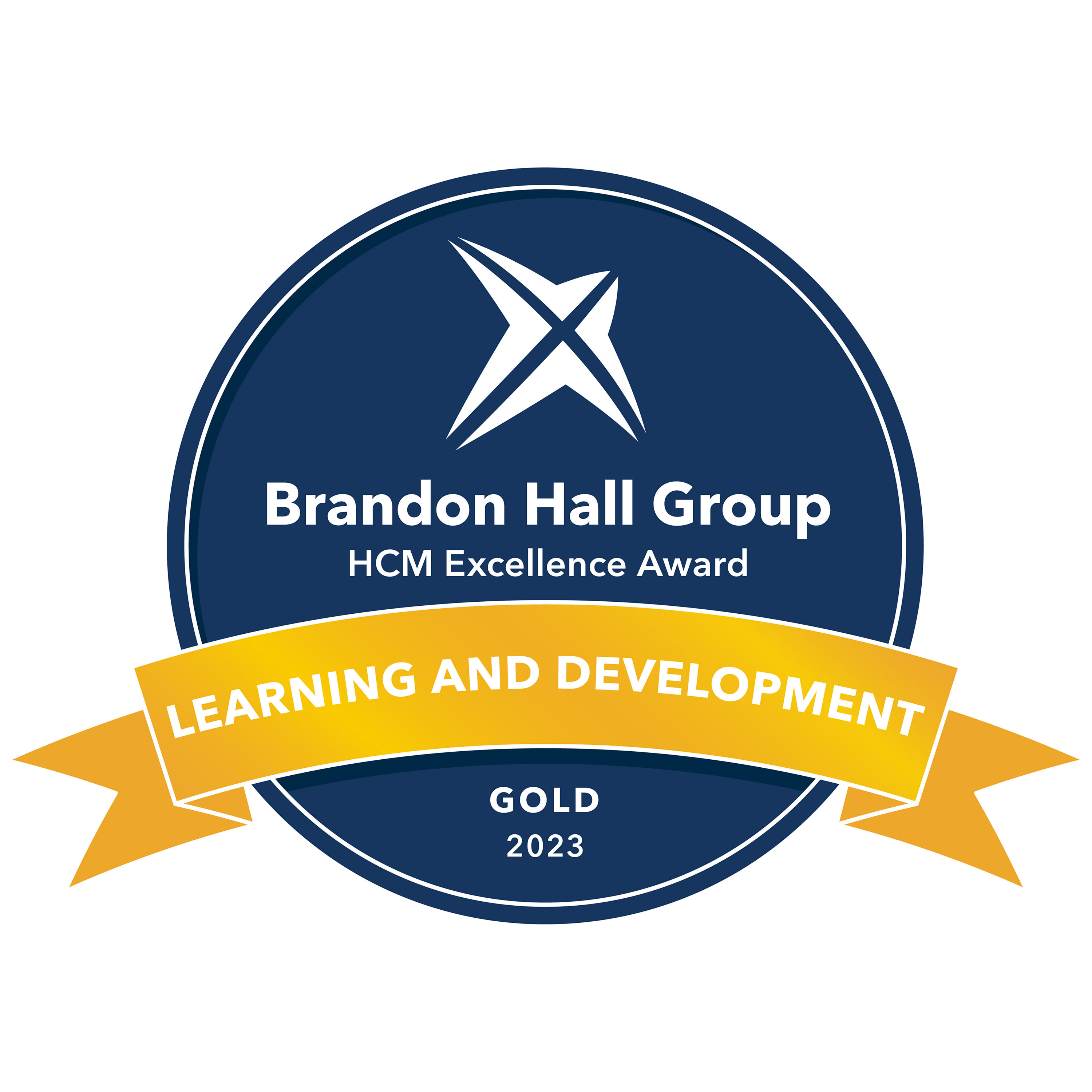 Brandon Hall HCM Excellence Award Badge