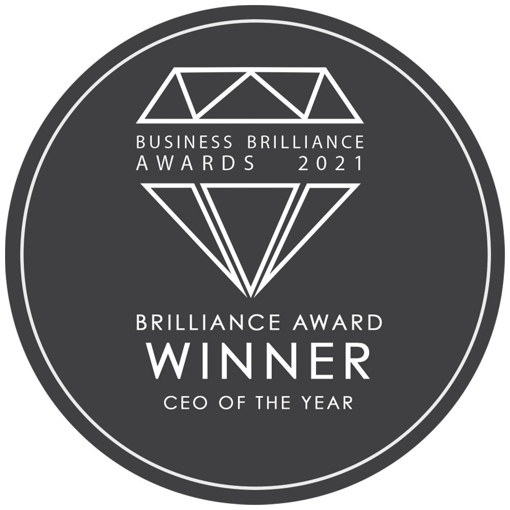 Brillance CEO of the year Award Badge