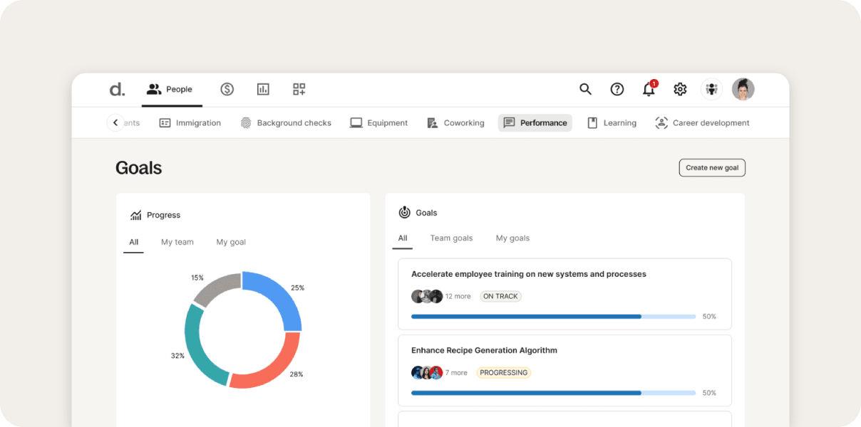 Deel Engage homepage.
